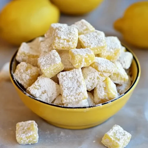 Zesty Lemonade Puppy Chow Snack