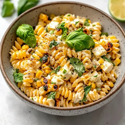Healthy Street Corn Pasta Salad