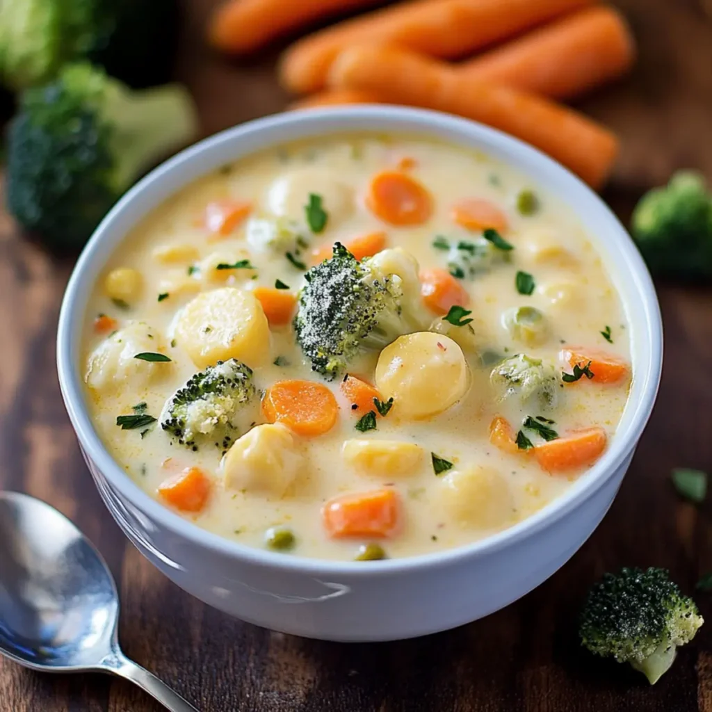 Cheesy Vegetable Chowder