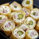 Ham and Pickle Pinwheels