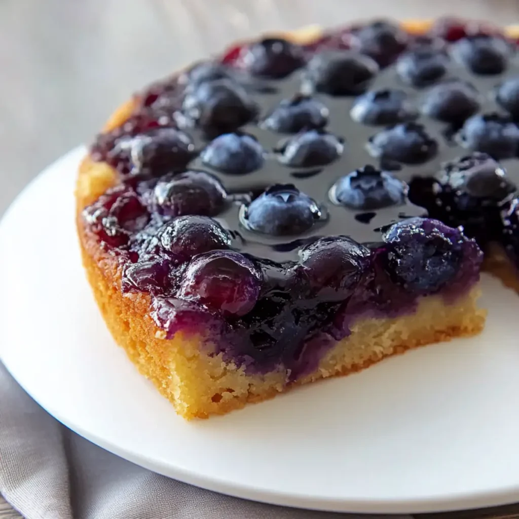 Best Homemade Blueberry Upside Down Cake