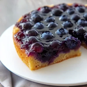 Best Homemade Blueberry Upside Down Cake