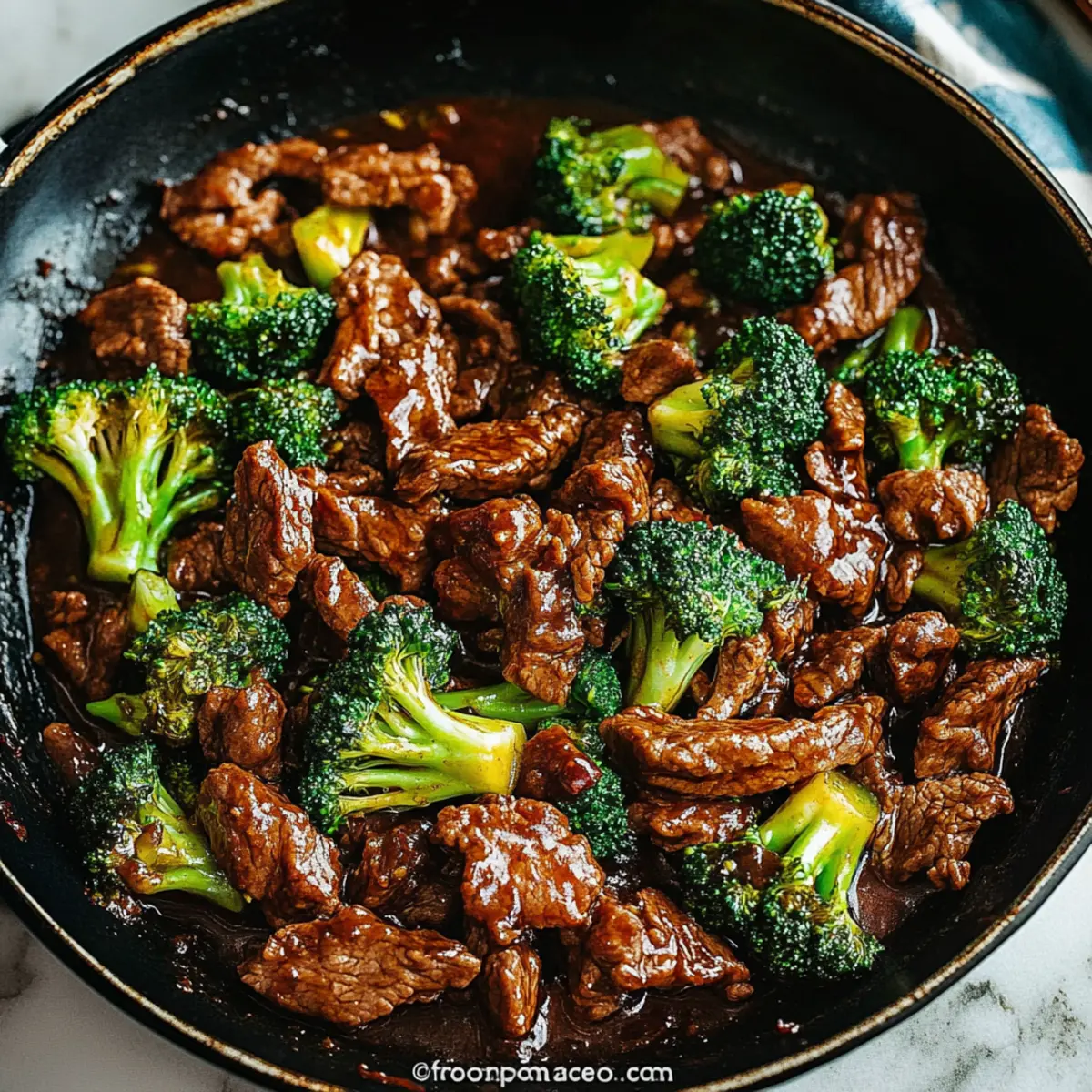 Chinese Beef and Broccoli