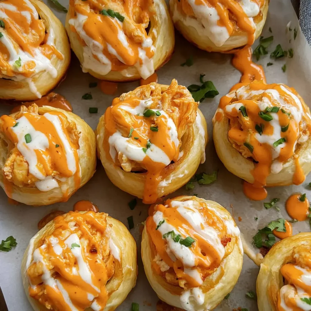 Buffalo Chicken Roll Ups