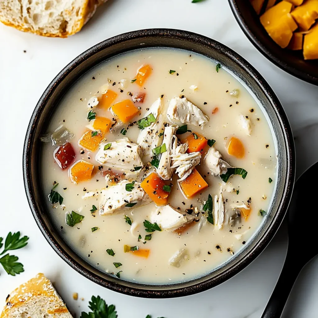 Creamy Crac Chicken Soup