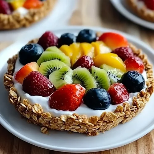 Breakfast Fruit Tart with Granola Crust