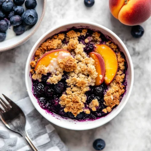 Blueberry Peach Crumble