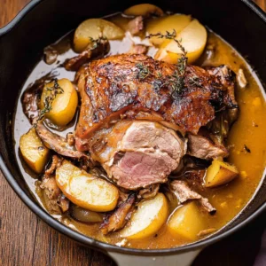 Apple Cider Braised Pork Shoulder