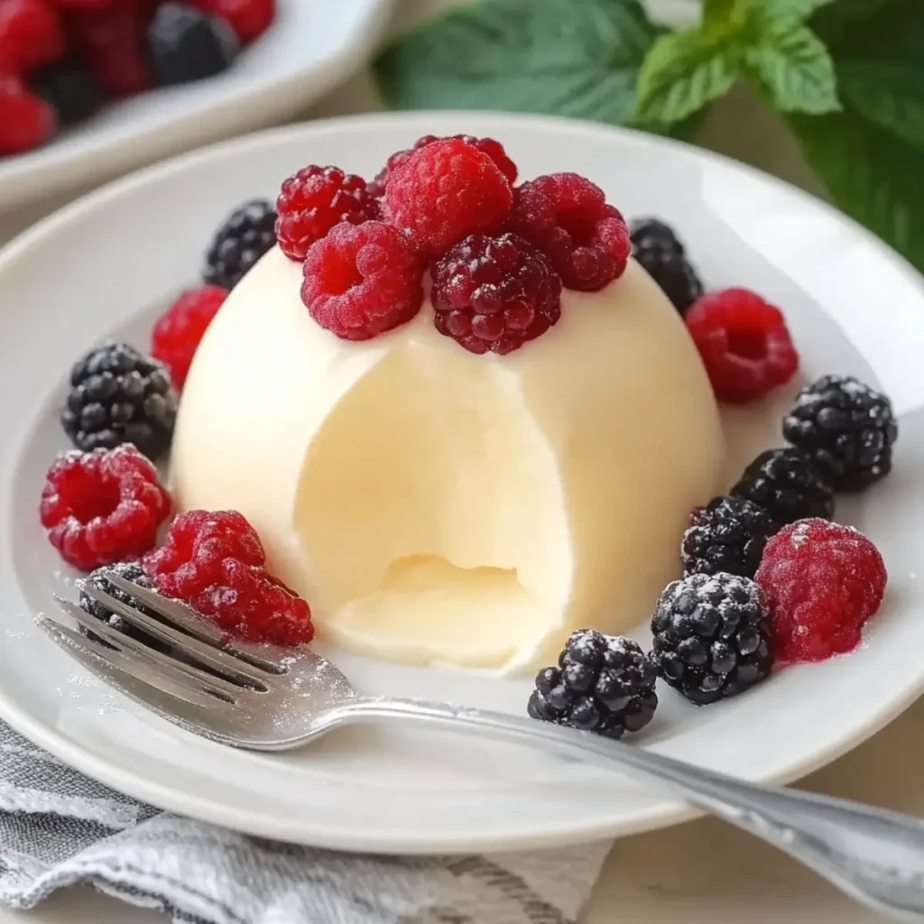 Bavarian Cream And Berries