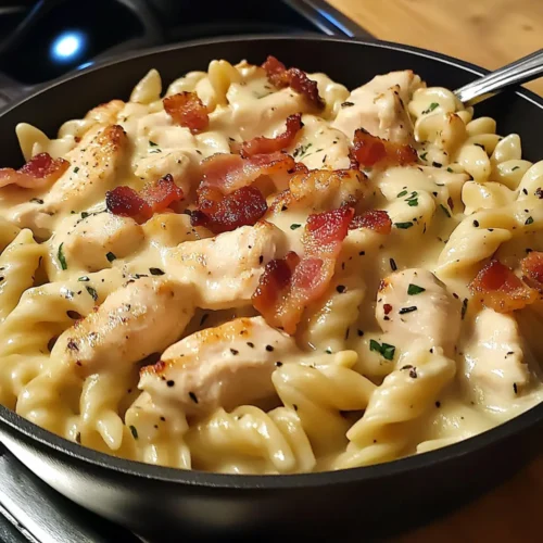 Creamy Chicken Bacon Ranch Pasta – The Ultimate Comfort Food!