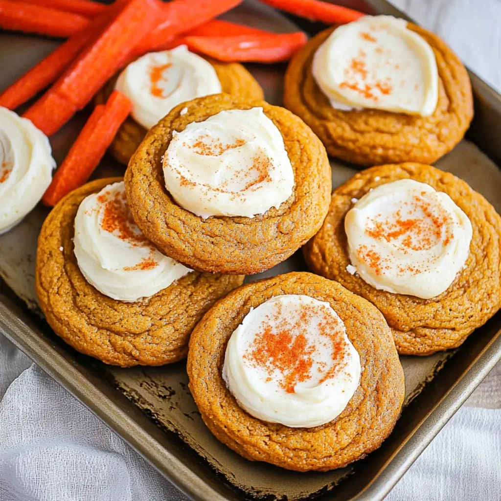 Pumpkin Cheesecake Cookies