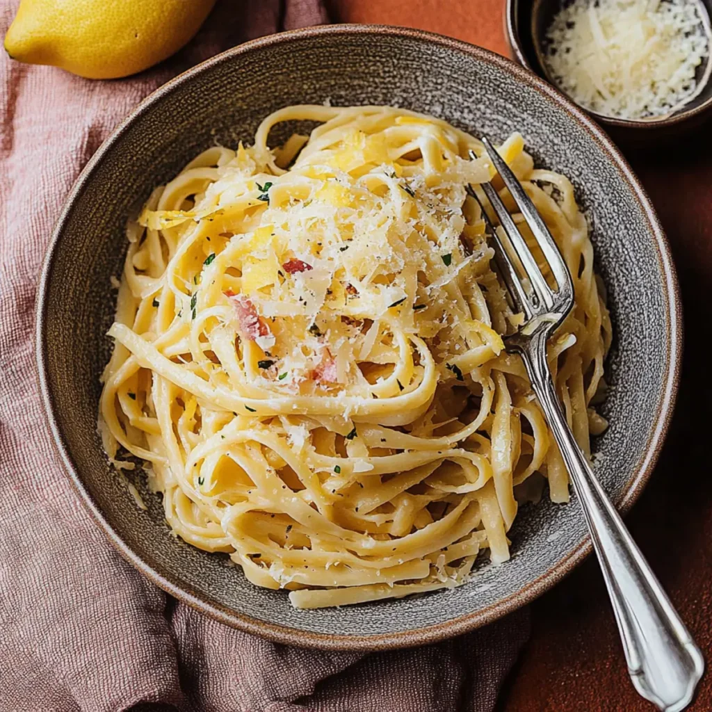 Simple Lemon Garlic Pasta