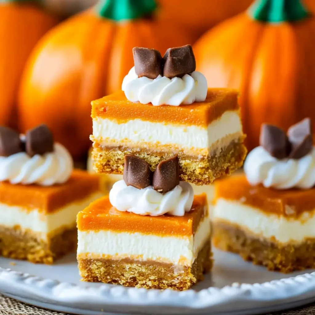 Pumpkin Cheesecake Bars