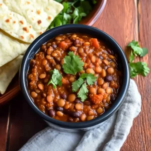 Slow Cooker Madras Lentils