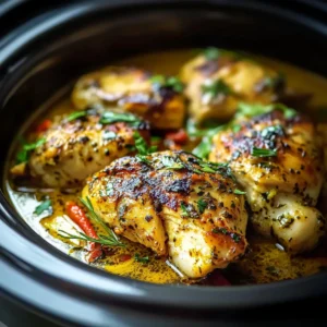 Slow Cooker Garlic Butter Chicken: A Cozy Dinner Solution