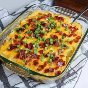 Easy and Delicious Loaded Baked Potato Casserole Recipe