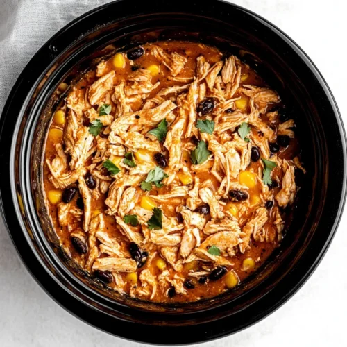 Crockpot Salsa Chicken with Cream Cheese