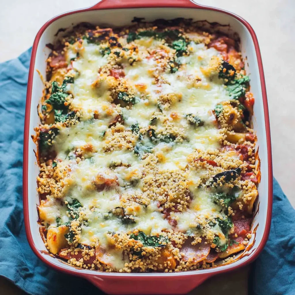 Pizza Casserole with Couscous