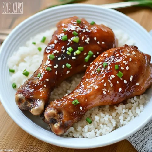 Slow Cooker Honey Garlic Chicken Legs
