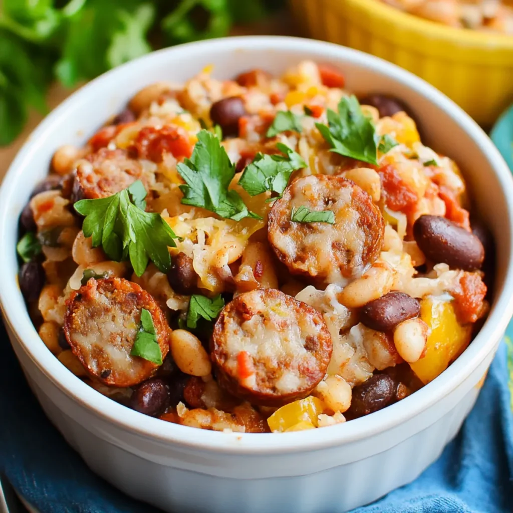 Easy Sausage and Bean Casserole Recipe