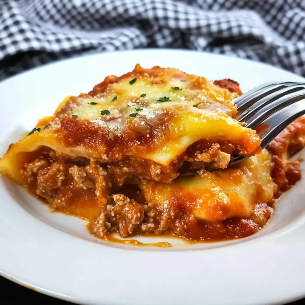 Lazy Crockpot Lasagna