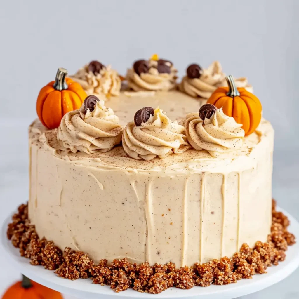 Pumpkin Spice Cake with Brown Butter Frosting