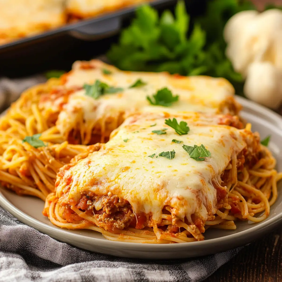 Easy Baked Spaghetti