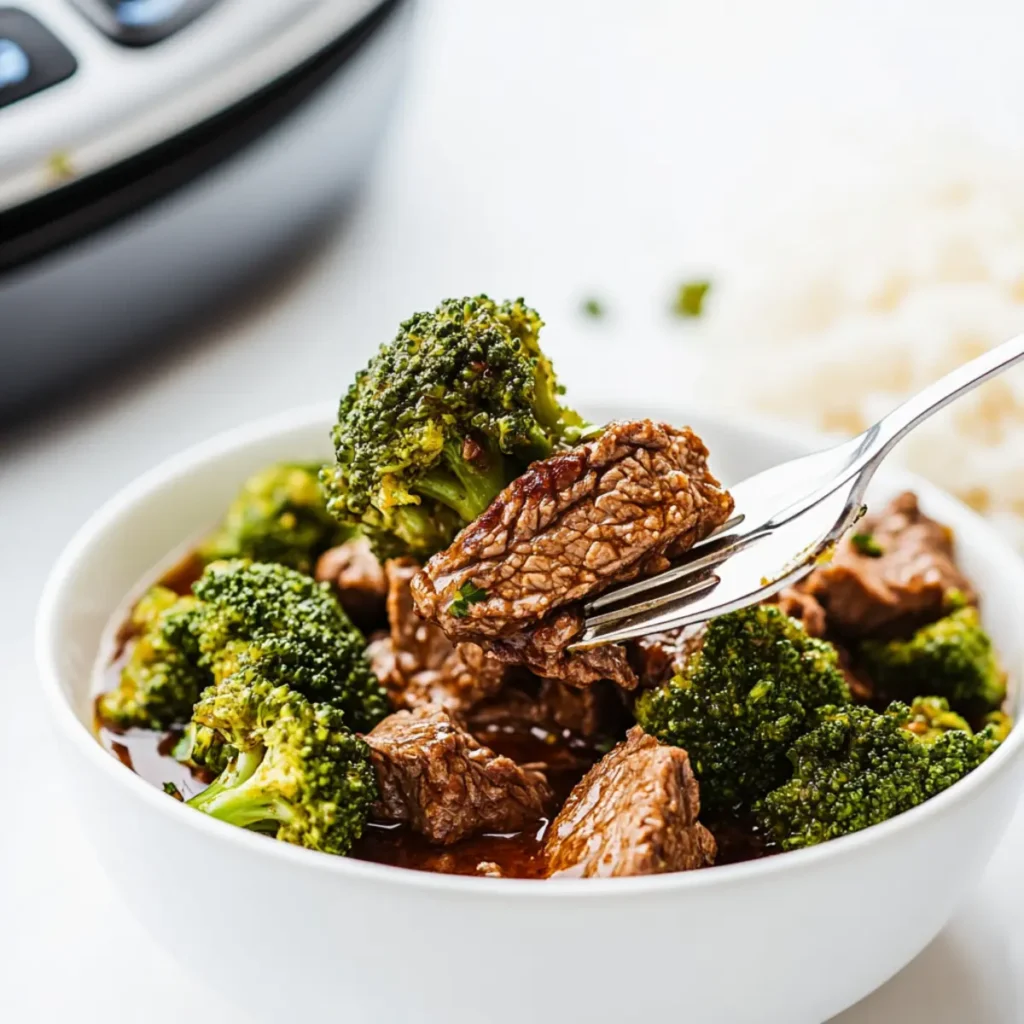 Crockpot Beef and Broccoli