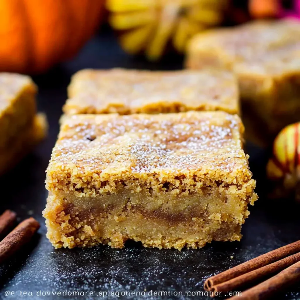 Pumpkin Blondies