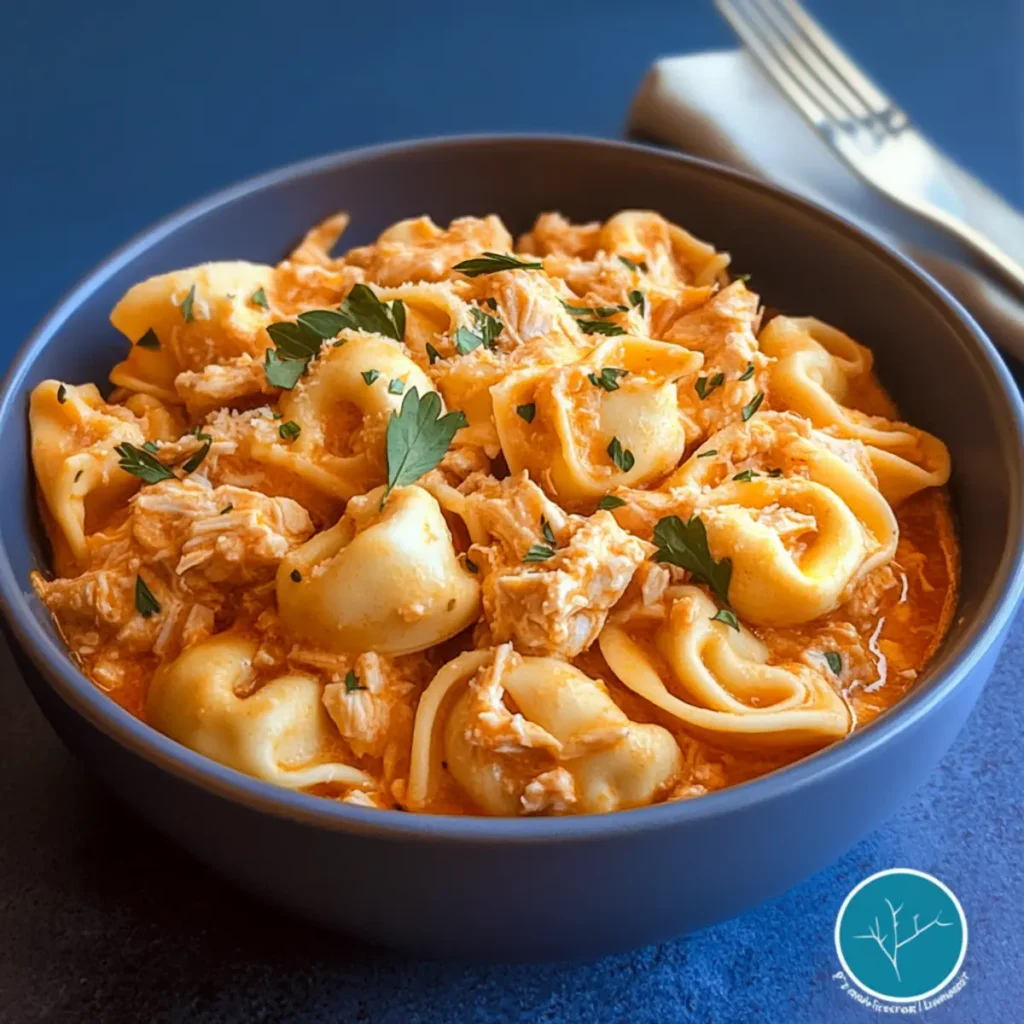 Slow Cooker Chicken Tortellini