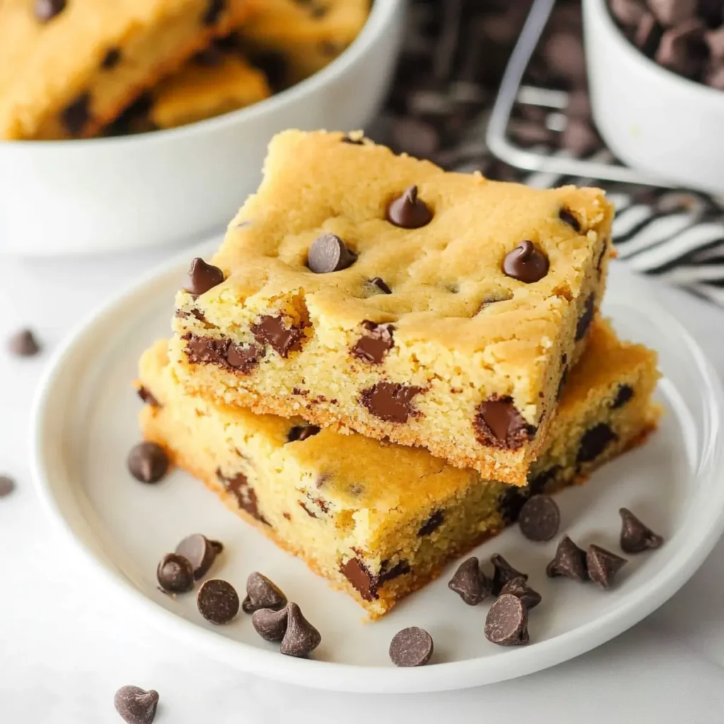 Easy Cake Mix Chocolate Chip Cookie Bars