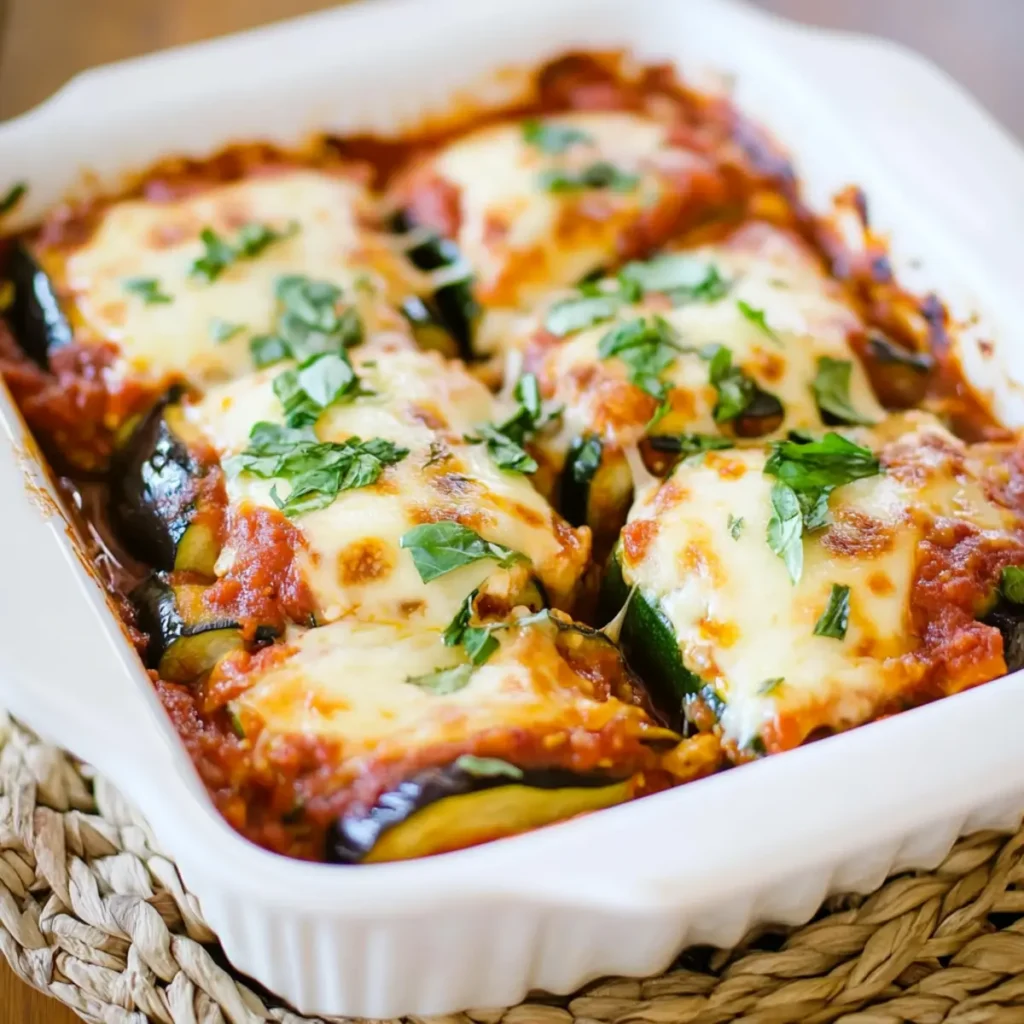 Vegetarian Zucchini and Eggplant Lasagna