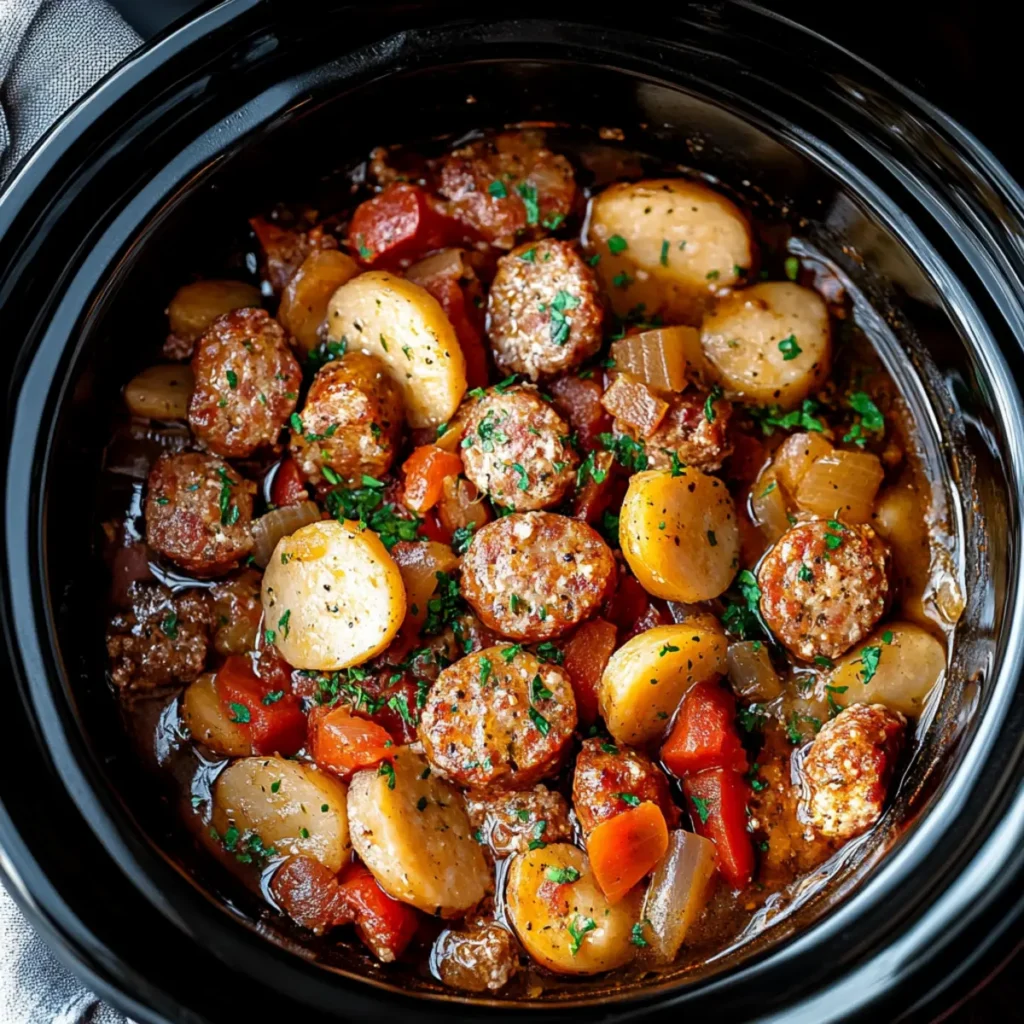 Crockpot Sausage Casserole