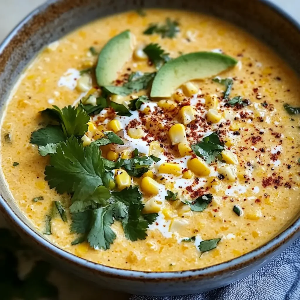 Mexican Street Corn Soup