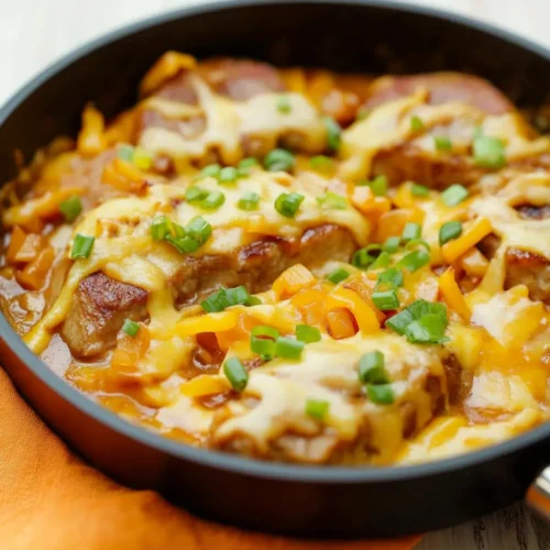 One Pan Smothered Pork Chops