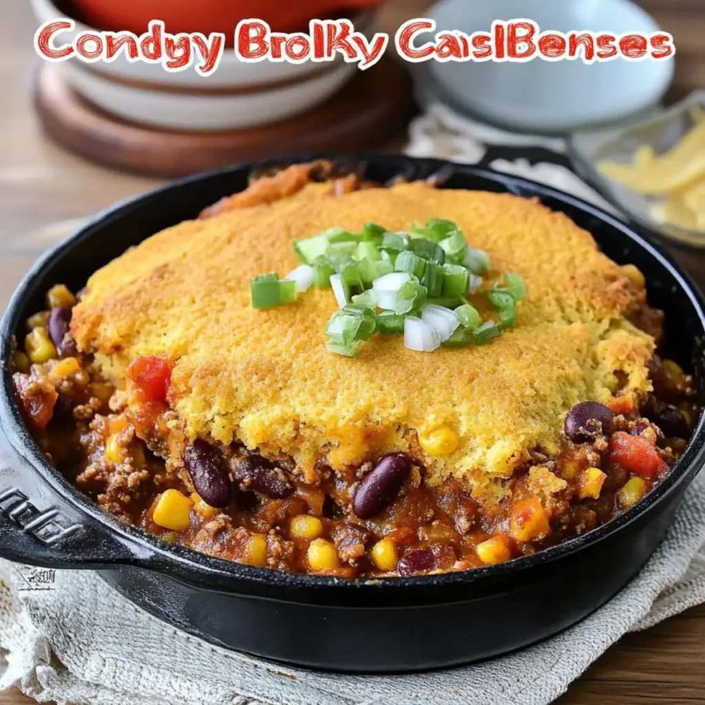 Cornbread Chili Casserole – A Hearty Skillet Recipe