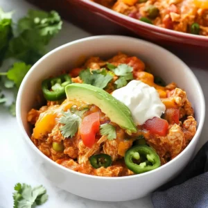 Chicken Burrito Bowl Casserole