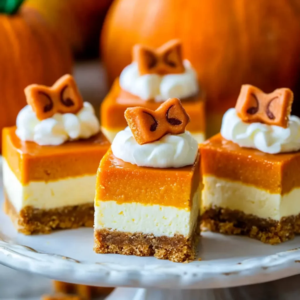 Pumpkin Cheesecake Bars