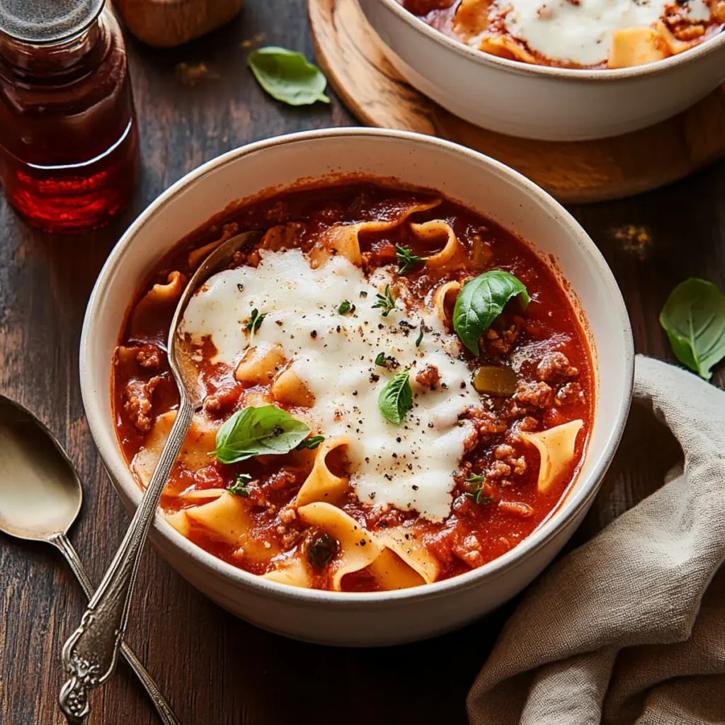 The Ultimate One-Pot Lasagna Soup
