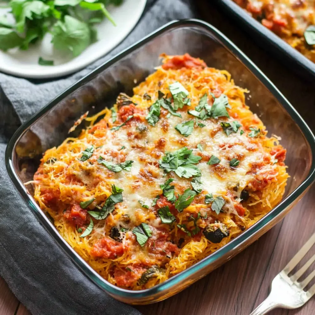 Pizza Spaghetti Squash Casserole
