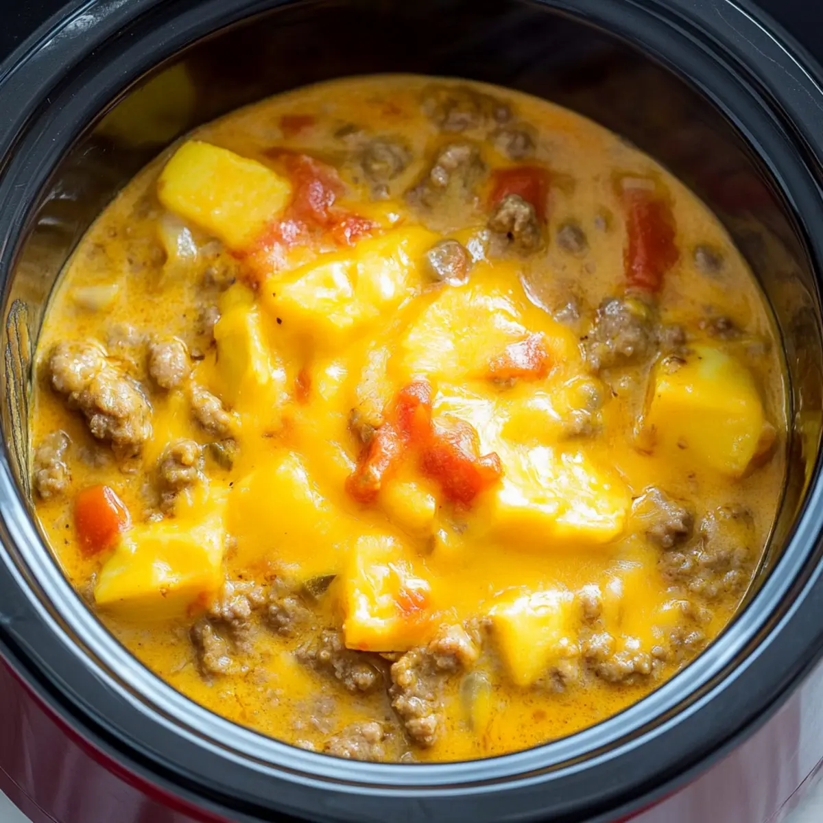Best Crockpot Hamburger Casserole