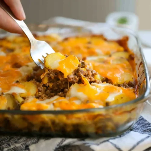 Healthy Hamburger and Potato Casserole