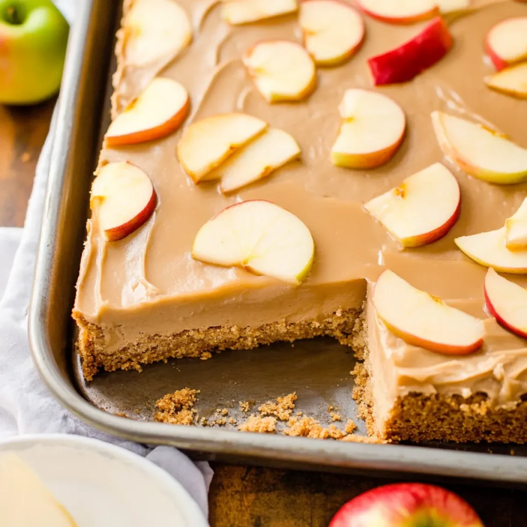 Caramel Apple Sheet Cake
