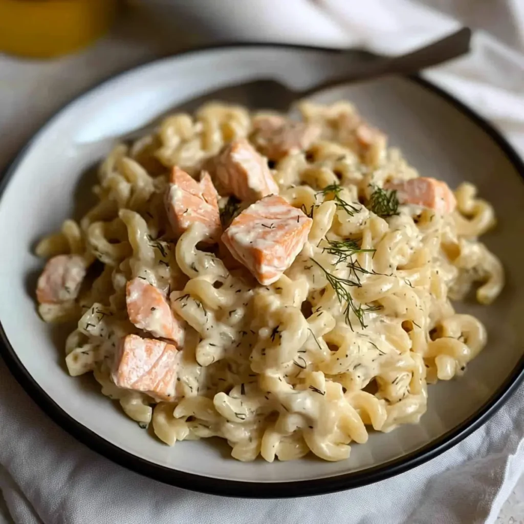 Creamy Dill Salmon Pasta