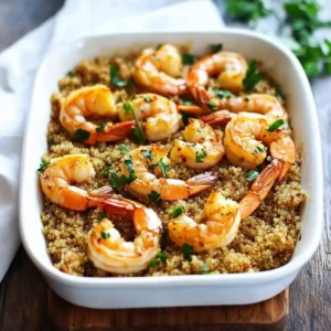 Garlic Butter Shrimp and Quinoa