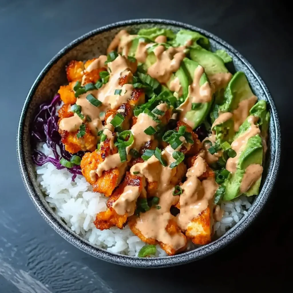 Creamy Bang Bang Chicken Bowls That Hit the Spot