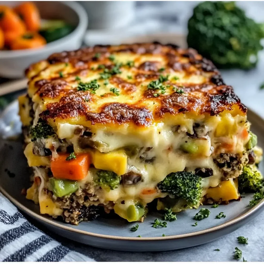 Cheesy Vegetable Casserole – Ultimate Comfort Recipe Easy one