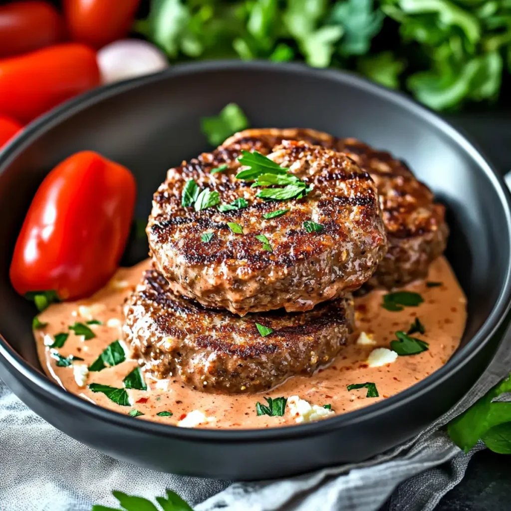 Easy Keto Feta Burgers Your Family Will Love