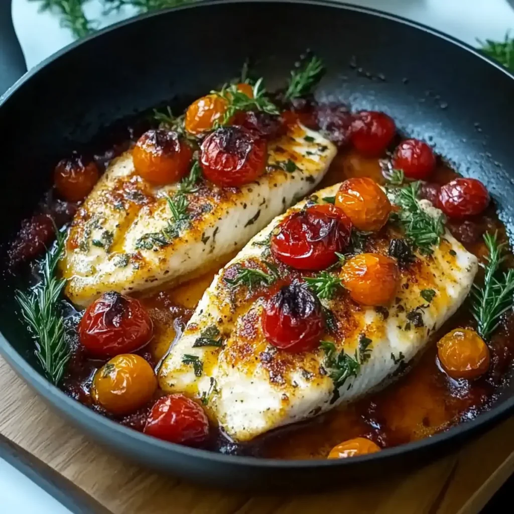 Mediterranean Baked Fish – Light, Flavorful & One-Pan