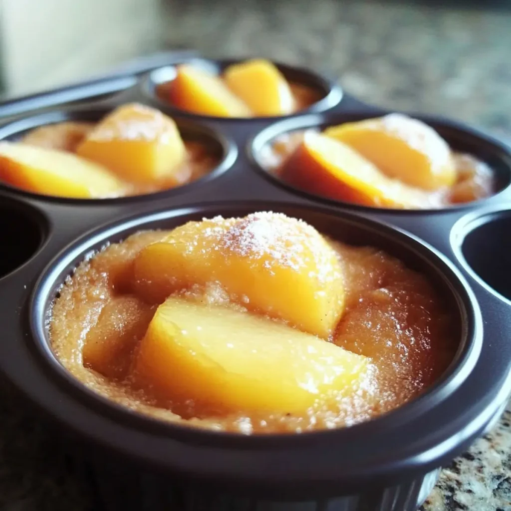 Mini Peach Cobbler